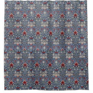 Vintage William Morris Snakehead Shower Curtain