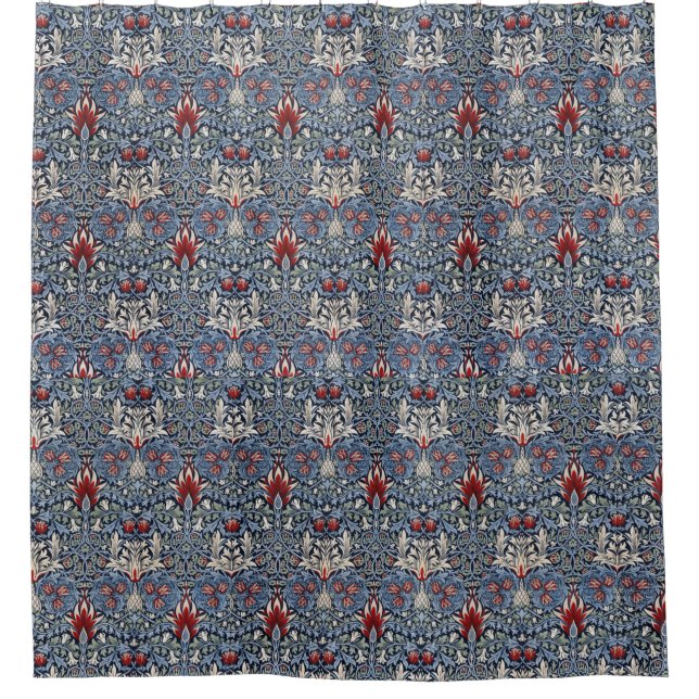 Vintage William Morris Snakehead  Shower Curtain (Front)