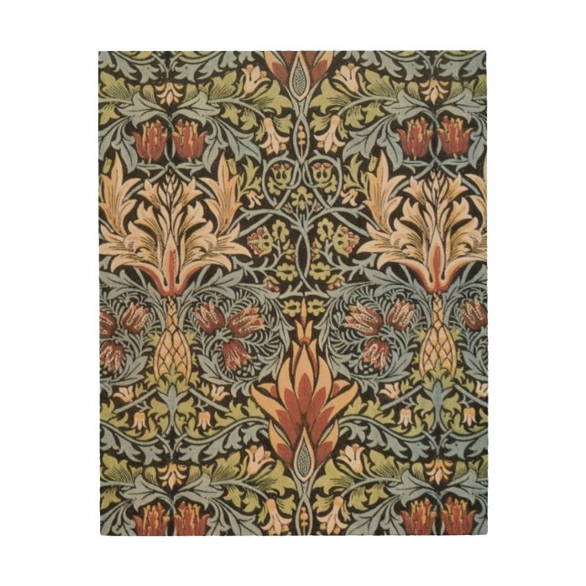 Vintage William Morris Snakehead  Wood Wall Art (Front)