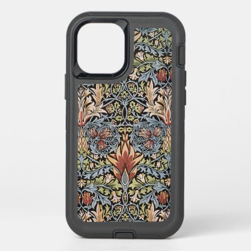 Vintage William Morris Snakeshead GalleryHD Art    OtterBox Defender iPhone 12 Case