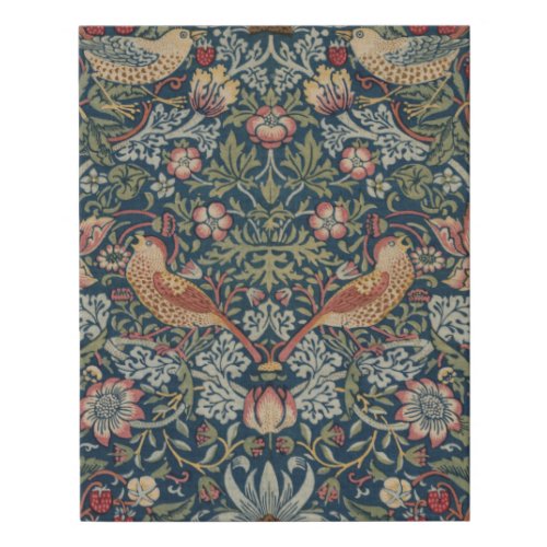 Vintage William Morris Strawberry Thief Faux Canvas Print