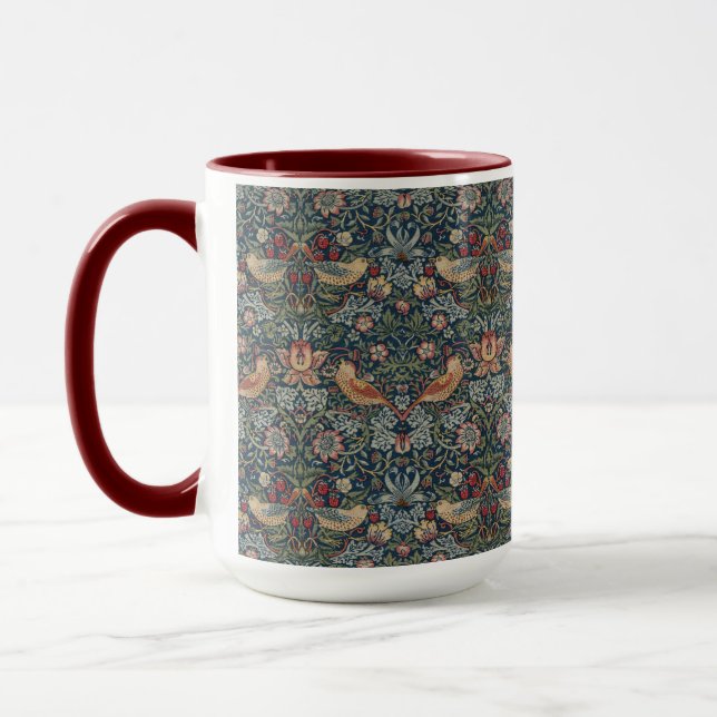 Vintage William Morris Strawberry Thief    Mug (Left)