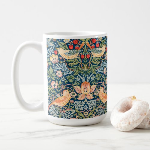 Vintage William Morris Strawberry Thief Pattern  Coffee Mug