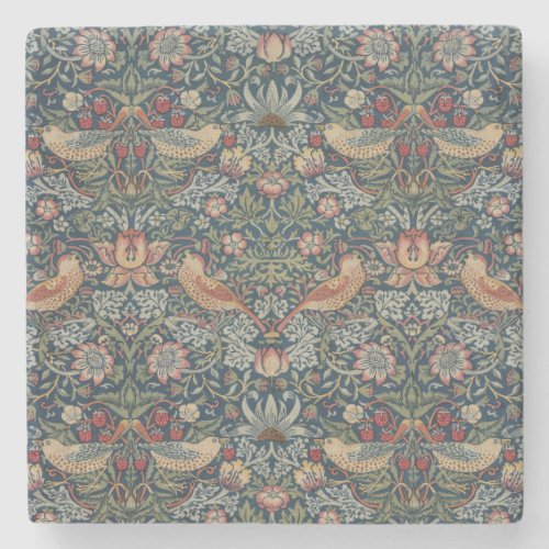 Vintage William Morris Strawberry Thief Stone Coaster