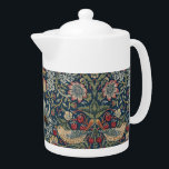 Vintage William Morris Strawberry Thief     Teapot<br><div class="desc">Vintage William Morris Strawberry Thief - William Morris (1834-1896) was an English textile designer, poet novelist, translator, and social activist and was a major contributor to the revival of traditional British textile arts and methods of production. Much of his work can be found in art galleries and museums and his...</div>