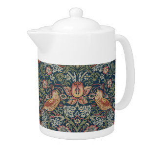 Vintage William Morris Strawberry Thief Teapot