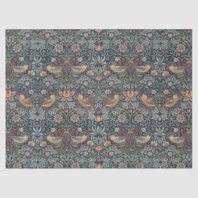 Vintage William Morris Strawberry Thief Tissue Paper (Front)