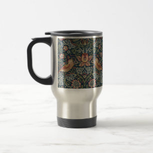 Vintage William Morris Strawberry Thief Travel Mug