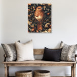 Vintage William Morris Style Bird Vines Canvas Print<br><div class="desc">This stunning vintage William Morris style canvas wall art brings the nature into your home in colorful style. The design features a serene brown bird perched on floral vines in rich colors of green, brown, black, tan, and soft rust. A beautiful addition to any decor. Created by Simply Farmhouse Press....</div>