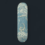 Vintage William Morris Tulip Floral Design Skateboard Deck<br><div class="desc">Antique Greenish Blue Tulip Floral Wallpaper Design The Vintage Tulip pattern by 19th Century British textile and wallpaper designer William Morris shows off a beautiful pattern of soft greenish-blue Tulips and tulip leaves. The color scheme is perfect, just a wonderful floral design with all those antique colors, just right for...</div>