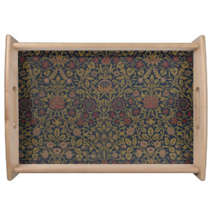 Vintage William Morris Violet and Columbine Serving Tray