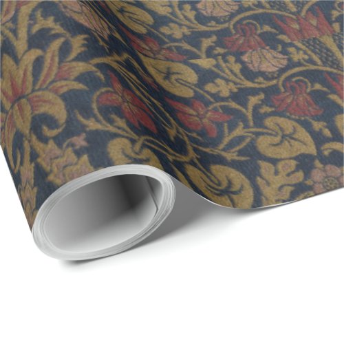 Vintage William Morris Violet and Columbine Wrapping Paper