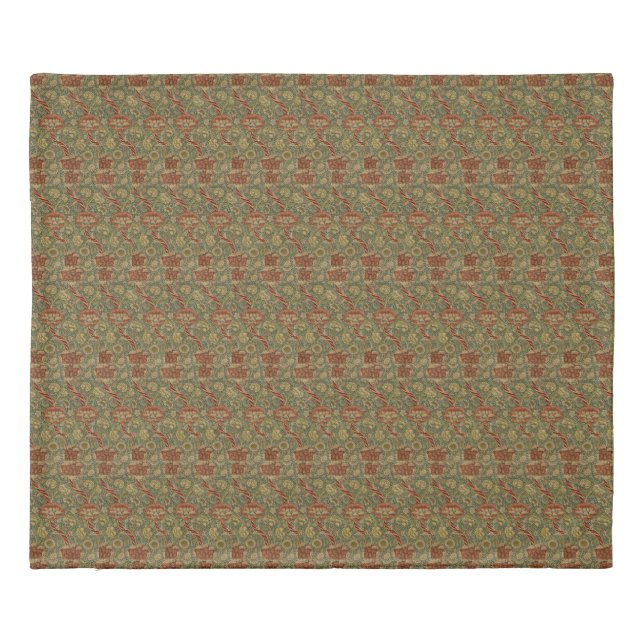 Vintage William Morris Wandle Duvet Cover (Back)