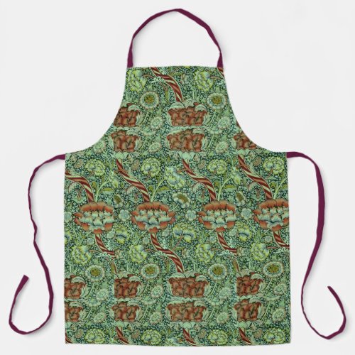 Vintage William Morris Wandle Pattern    Apron