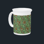 Vintage William Morris Wandle Pattern  Beverage Pitcher<br><div class="desc">The embellishment on this product is inspired by Wandle, a William Morris pattern, created in 1884. Morris named the pattern in honor of River Wandle, a tributary of the River Thames in south London, which passed by his Merton Abbey workshop and was very helpful in the dyeing process used to...</div>