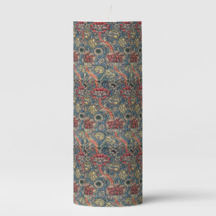 Vintage William Morris Wandle Pillar Candle