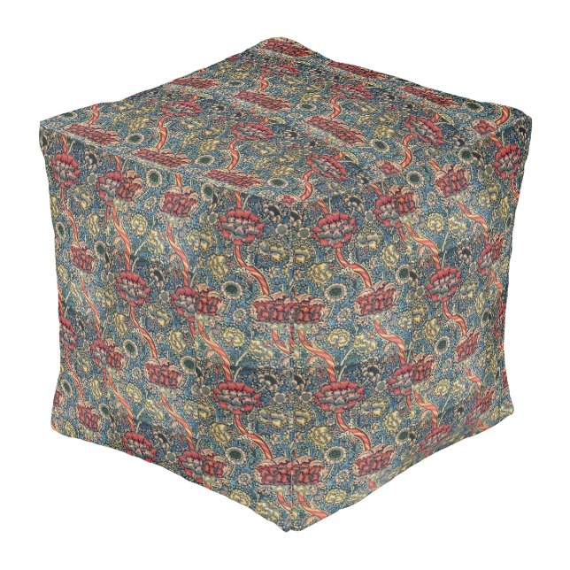 Vintage William Morris Wandle    Pouf (Angled Front)