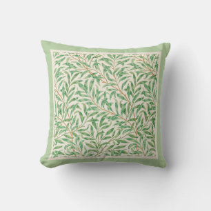 Vintage William Morris Willow Bough Throw Pillow