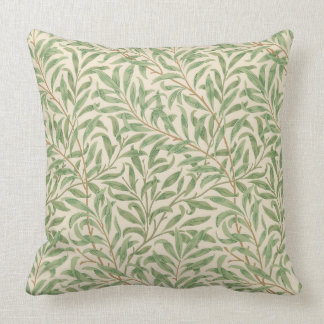 Vintage William Morris Willow Bough Throw Pillow