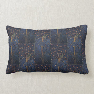 Vintage William Morris Woodpecker Tapestry Lumbar Pillow