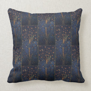 Vintage William Morris Woodpecker Tapestry Throw Pillow