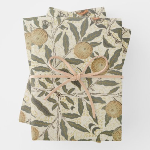 Vintage William Morris Wrapping Paper Sheets