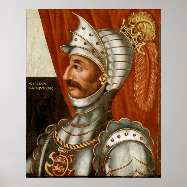 Vintage William The Conqueror Painting Poster (Front)