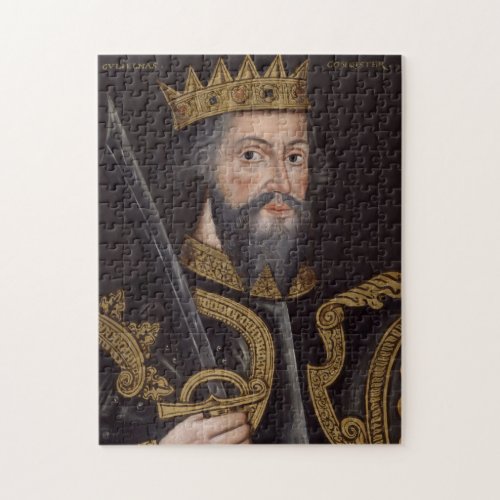 Vintage William The Conqueror Portrait Jigsaw Puzzle