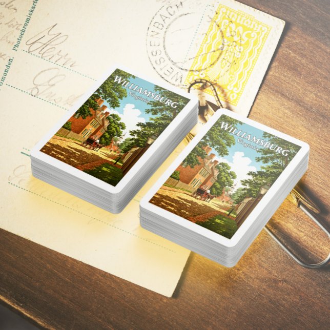Vintage Williamsburg Virginia Poker Cards (Creator Uploaded)