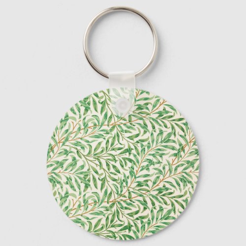 Vintage Willow Bough Ornament Illustration Keychain