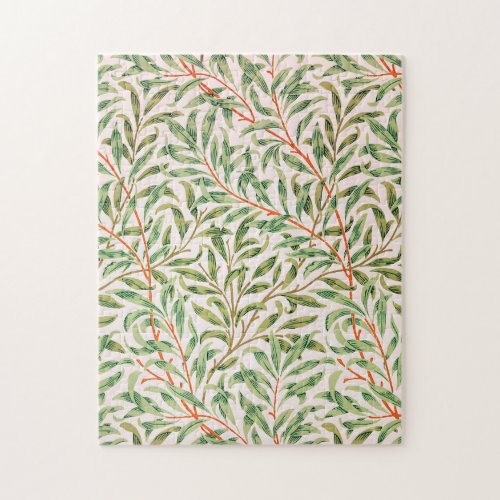 Vintage willow vintage by William Morris   Jigsaw Puzzle