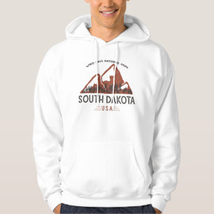 Vintage Wind Cave National Park South Dakota Hoodie
