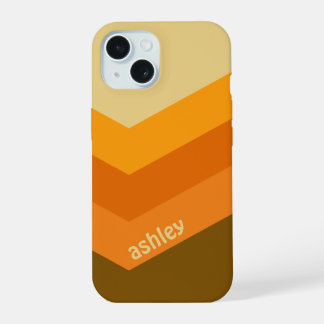 Vintage Windbreaker Color Block Darts Custom Name iPhone 15 Case