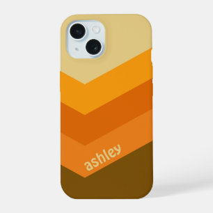 Vintage Windbreaker Color Block Darts Custom Name iPhone 15 Case