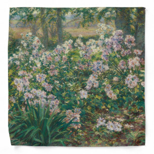 Vintage Windflowers Painting by Roger Donoho Bandana