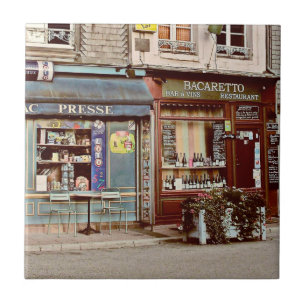 Vintage wine bar & restaurant in France, Normandy Tile