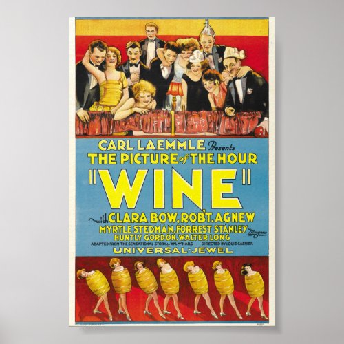 Vintage Wine Cinema Poster