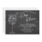 Vintage Wine Glass  & Cheese Birthday INvitation