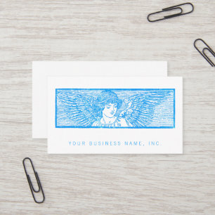 Vintage Winged Angel Business Card