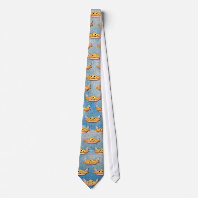 Vintage Winged Pie in the Sky Tie (Front)