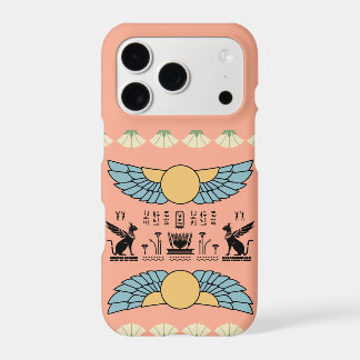 Vintage Winged Sun Geometric/Retro Art Deco iPhone 17 Pro Case