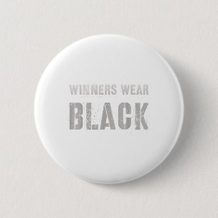 Vintage Winners Wear Black Summer Camp Team Color Button