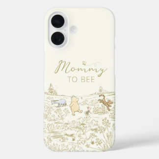 Vintage Winnie the Pooh 100 Acre Wood Baby Shower iPhone 16 Case