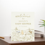 Vintage Winnie the Pooh 100 Acre Wood Baby Shower Foam Board<br><div class="desc">Welcome guests to your baby shower with the Vintage Winnie the Pooh 100 Acre Wood Baby Shower Foam Board. Featuring Pooh Bear and his friends in a nostalgic, vintage design, this foam board brings timeless Disney magic to your celebration. The charming 100 Acre Wood backdrop sets the perfect tone for...</div>