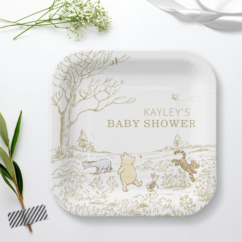 Vintage Winnie the Pooh 100 Acre Wood Baby Shower