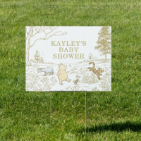 Vintage Winnie the Pooh 100 Acre Wood Baby Shower