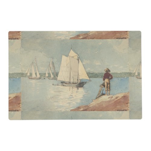 Vintage Winslow Homer Clear Sailing Placemat