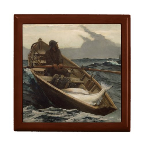 Vintage Winslow Homer Halibut Fishing Gift Box