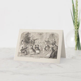Vintage Winslow Homer The Christmas Tree Victorian Card