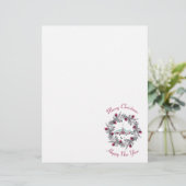 Vintage Winter Church Scene with Christmas Wreath (Standing Front)